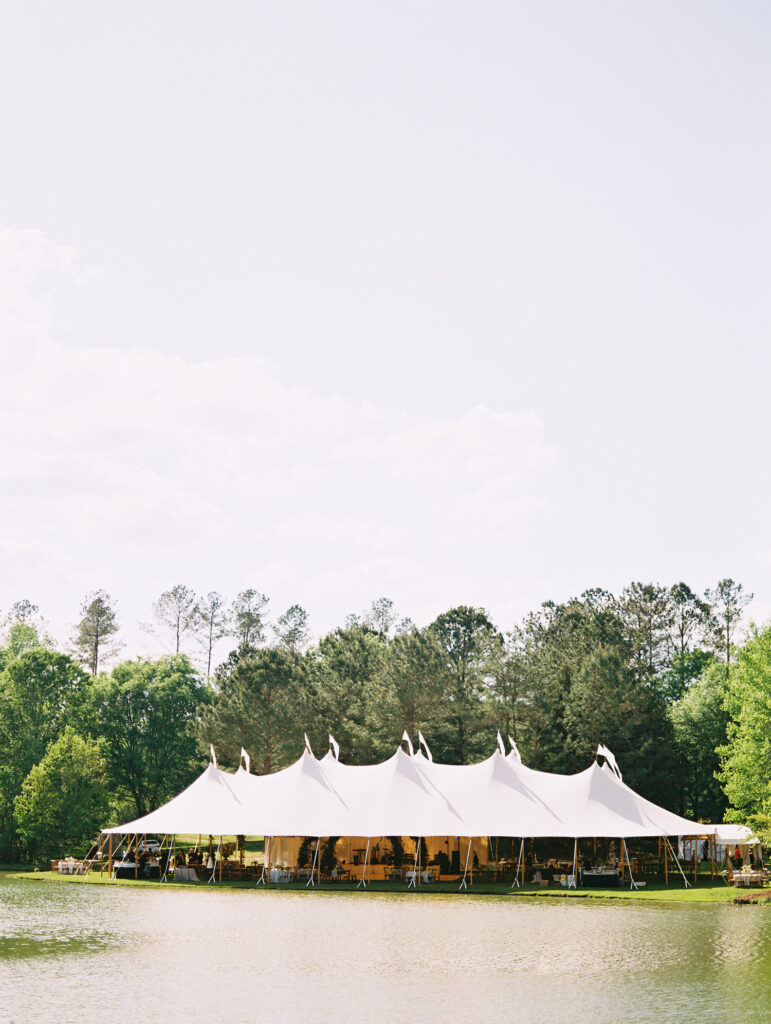 Family Farm Tented Wedding, Featured on Style Me Pretty, Alabama Wedding, Rustic Elegant Wedding, Waterside Tented Reception 